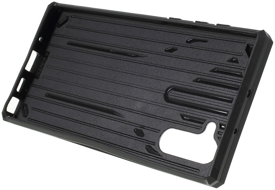 Samsung Galaxy Note 10 Hybride Combo Kickstand Hoesje Zwart afbeelding 6
