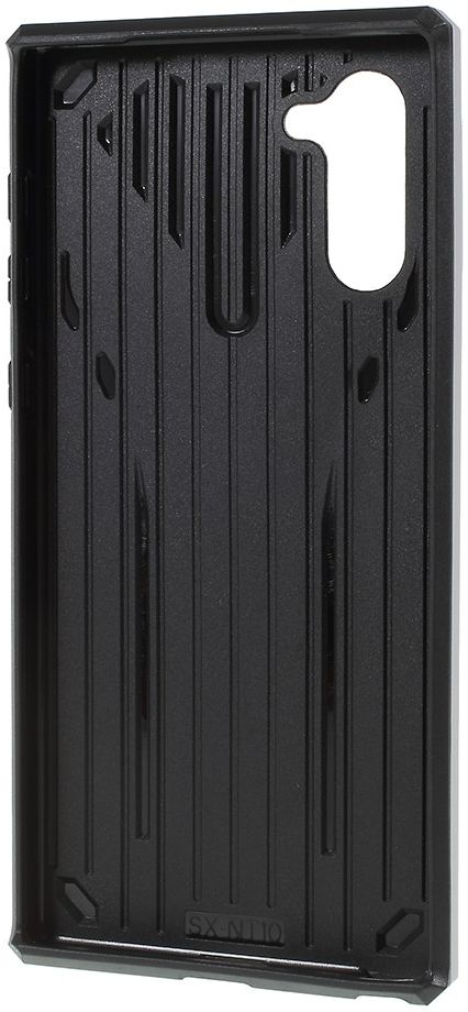 Samsung Galaxy Note 10 Hybride Combo Kickstand Hoesje Zilver afbeelding 3