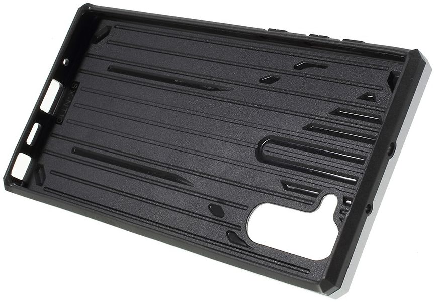 Samsung Galaxy Note 10 Hybride Combo Kickstand Hoesje Zilver afbeelding 5
