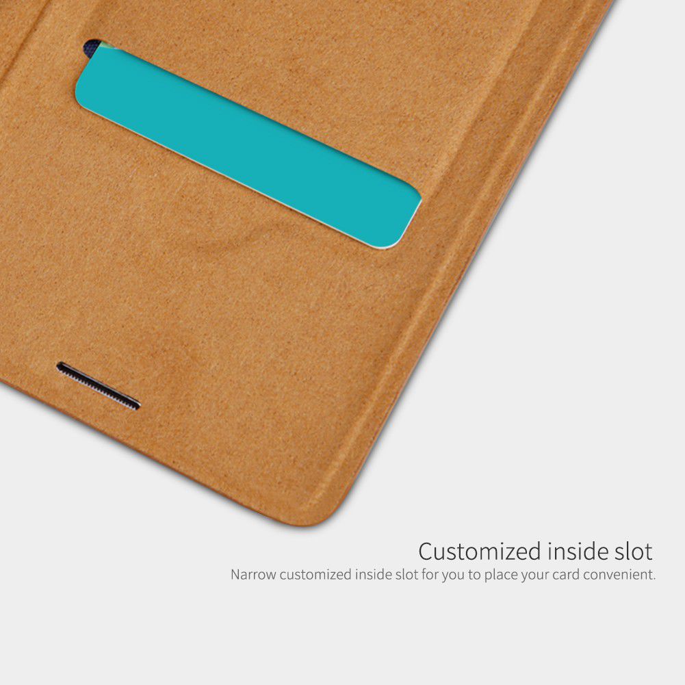 Nillkin Qin Series Flip Hoesje Samsung Galaxy Note 10 Plus Bruin afbeelding 11