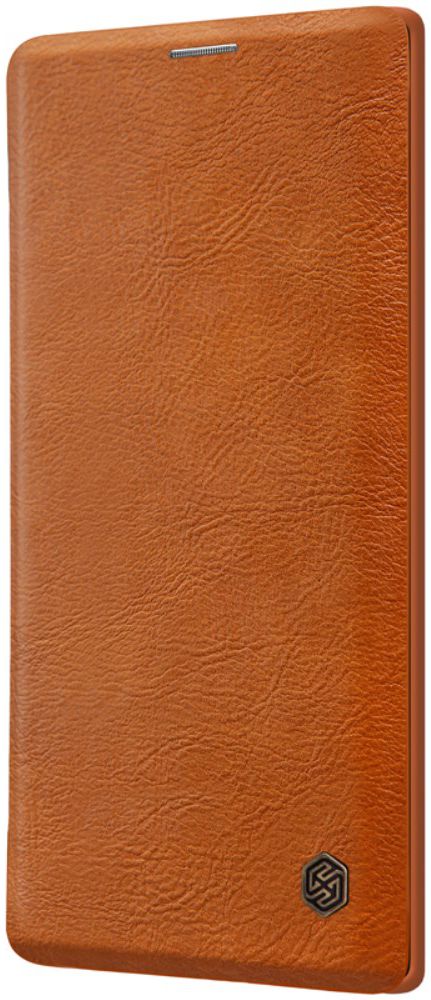 Nillkin Qin Series Flip Hoesje Samsung Galaxy Note 10 Plus Bruin afbeelding 3