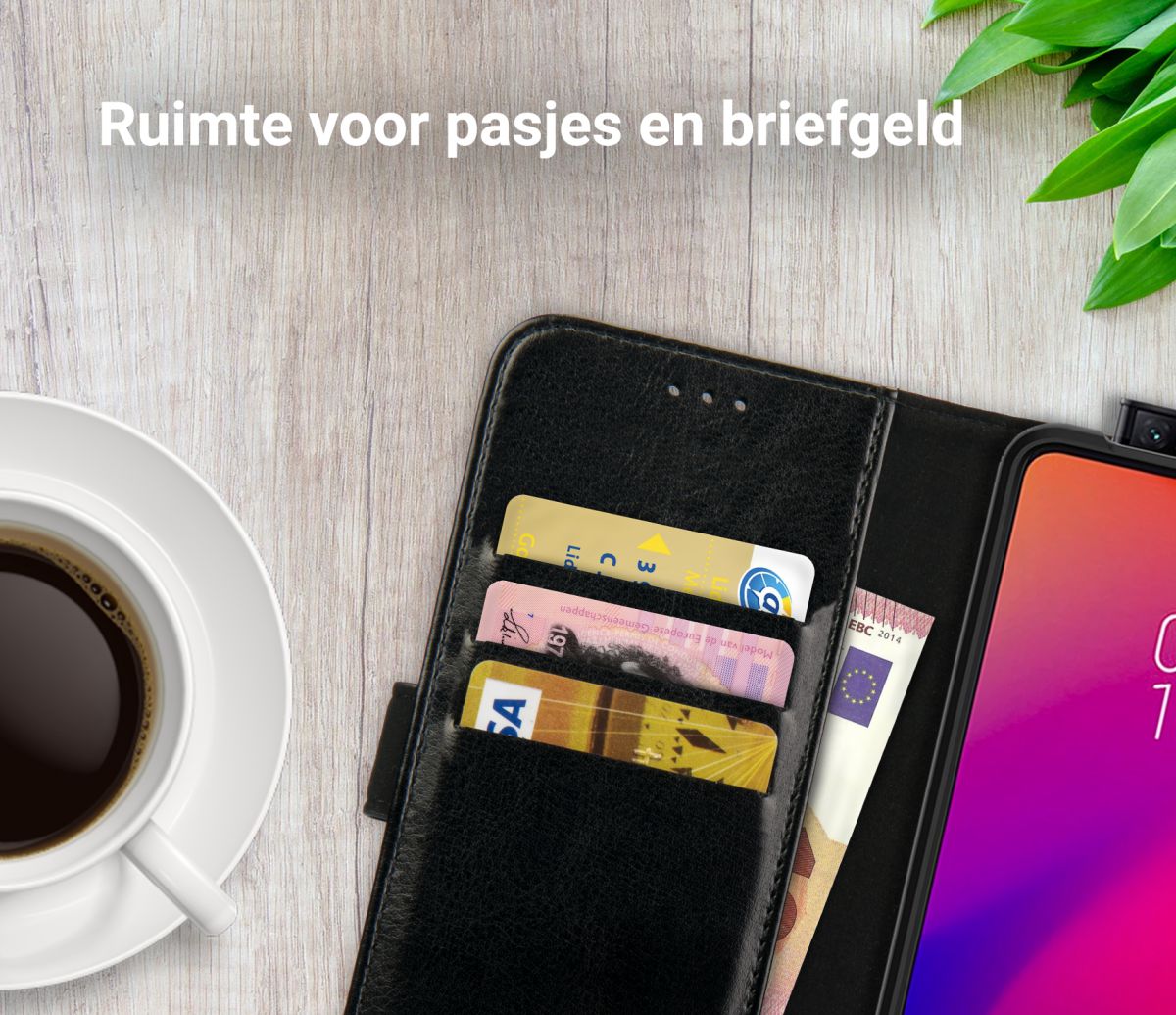 Rosso Element Xiaomi Mi 9T Hoesje Book Cover Zwart afbeelding 9