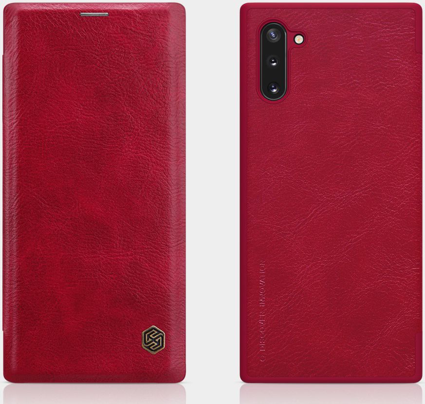 Nillkin Qin Series Flip Hoesje Samsung Galaxy Note 10 Rood afbeelding 4