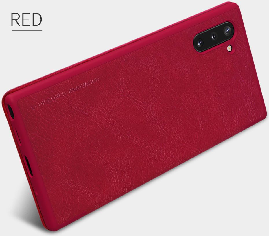 Nillkin Qin Series Flip Hoesje Samsung Galaxy Note 10 Rood afbeelding 5