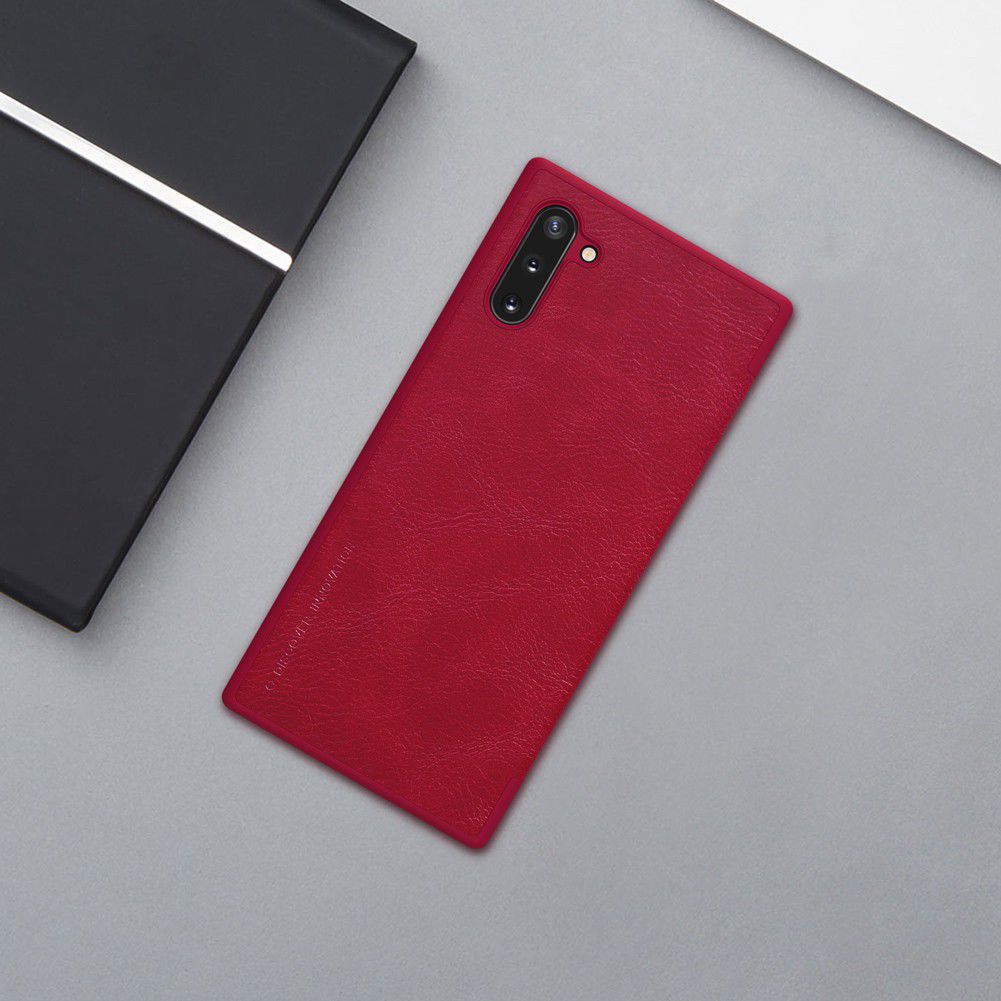 Nillkin Qin Series Flip Hoesje Samsung Galaxy Note 10 Rood afbeelding 6