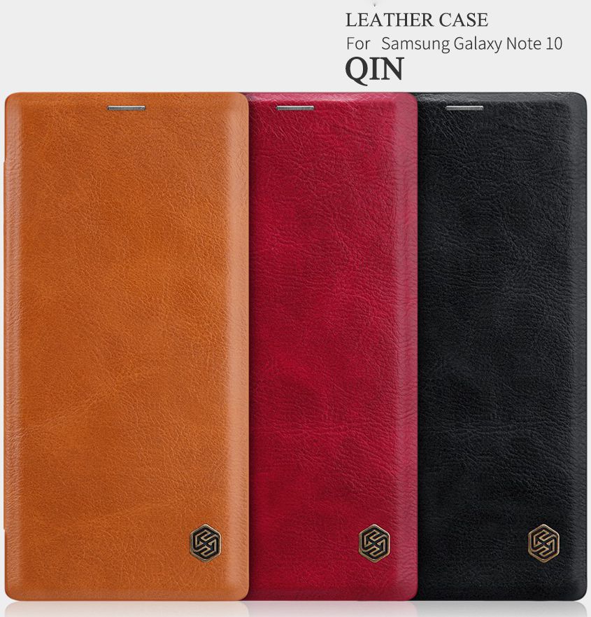 Nillkin Qin Series Flip Hoesje Samsung Galaxy Note 10 Rood afbeelding 8
