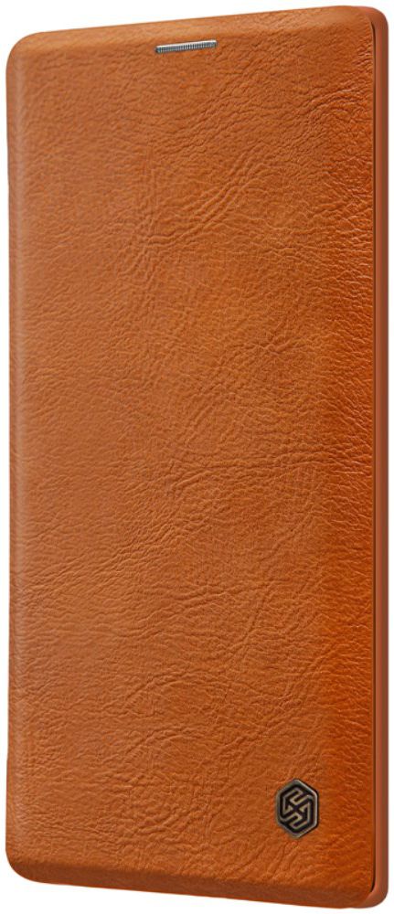 Nillkin Qin Series Flip Hoesje Samsung Galaxy Note 10 Bruin afbeelding 3