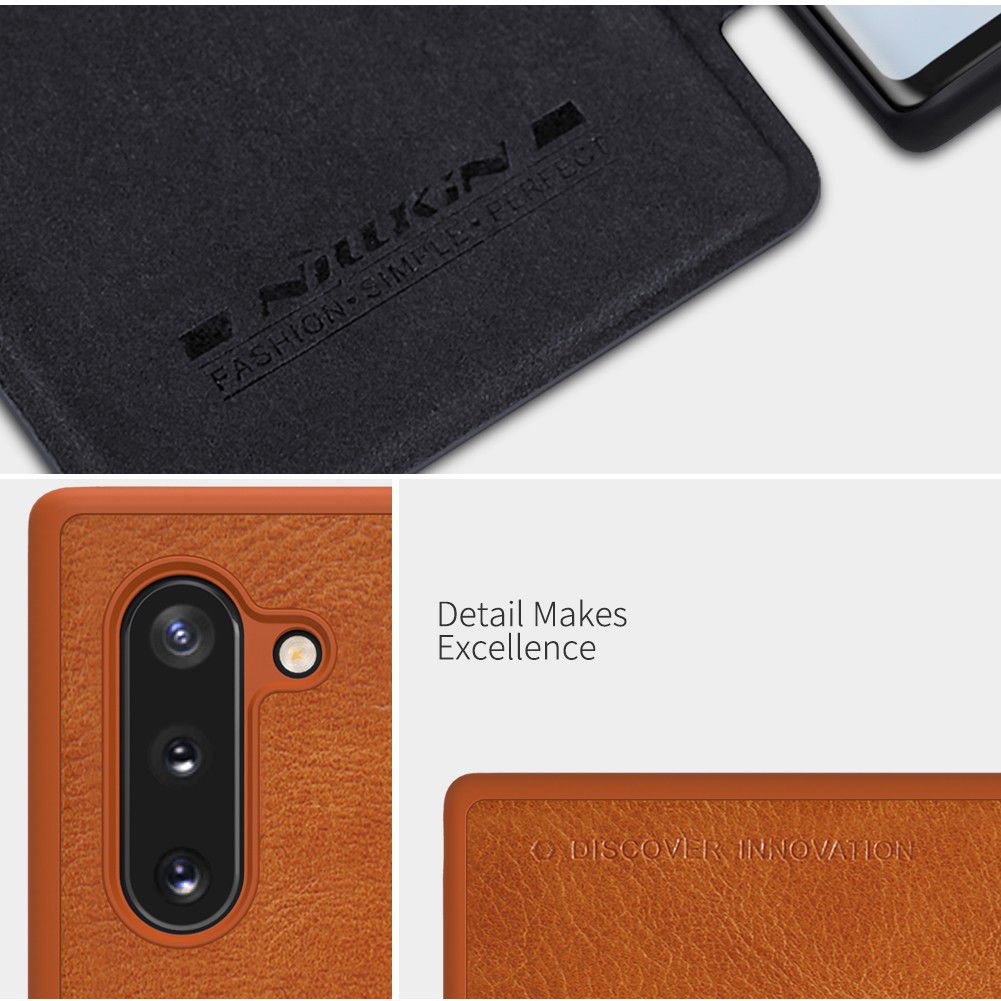 Nillkin Qin Series Flip Hoesje Samsung Galaxy Note 10 Zwart afbeelding 8