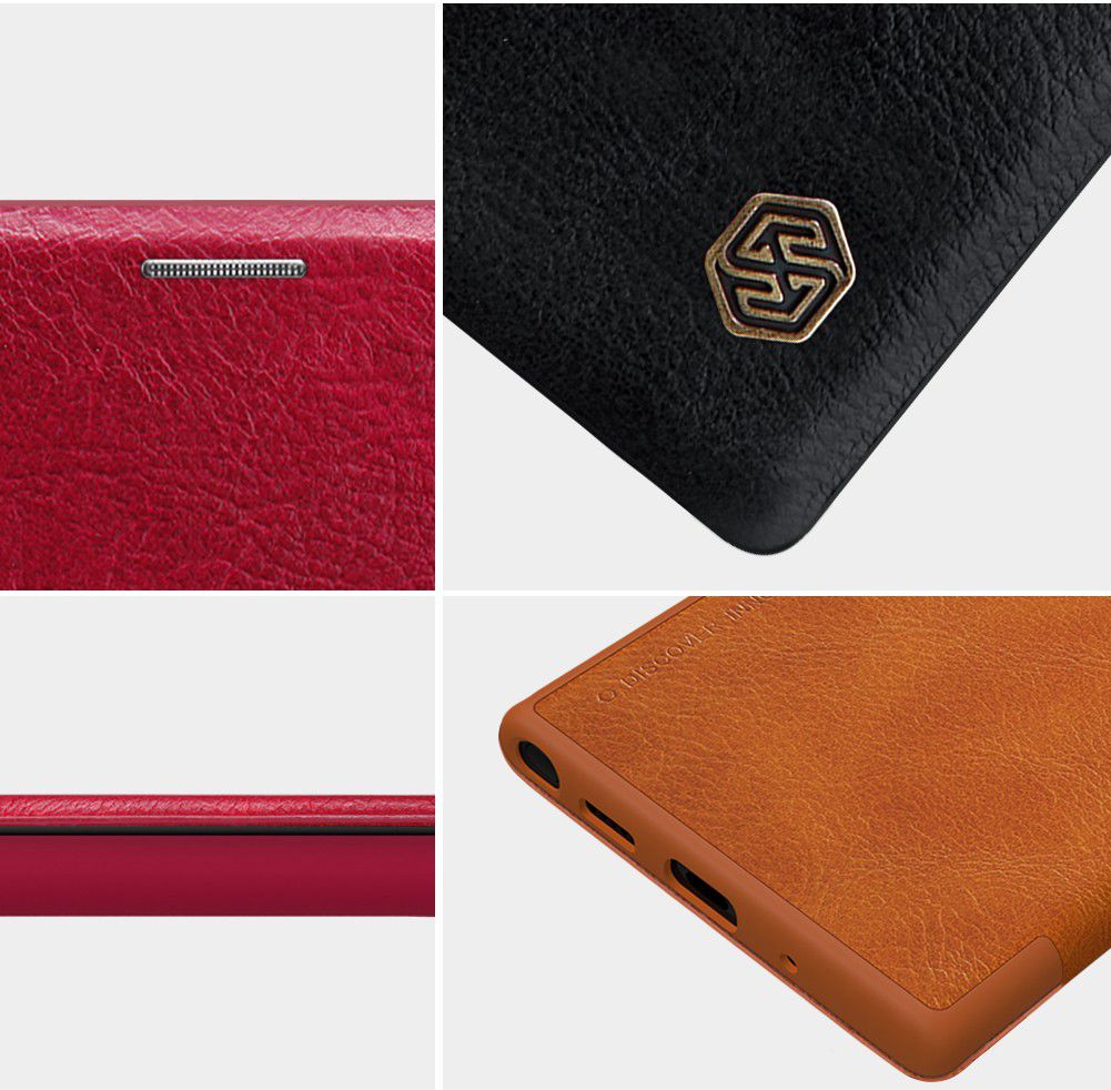 Nillkin Qin Series Flip Hoesje Samsung Galaxy Note 10 Zwart afbeelding 9