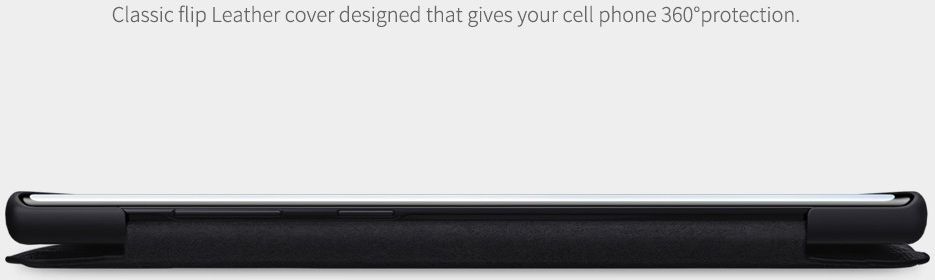 Nillkin Qin Series Flip Hoesje Samsung Galaxy Note 10 Zwart afbeelding 10