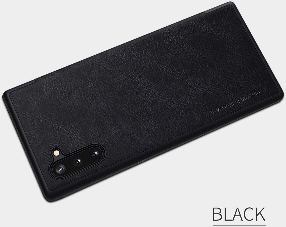 Nillkin Qin Series Flip Hoesje Samsung Galaxy Note 10 Zwart afbeelding 12
