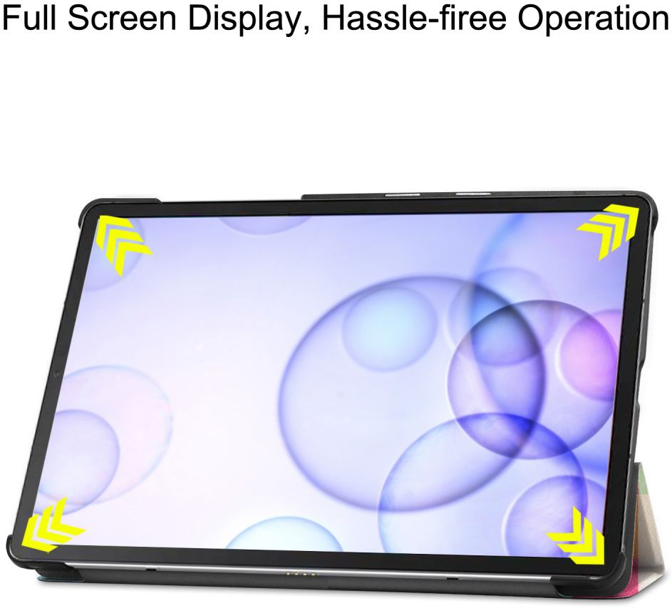 Samsung Galaxy Tab S6 Book Hoes met Print Colorful Square afbeelding 7