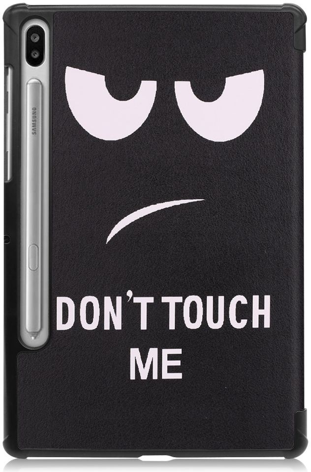Samsung Galaxy Tab S6 Book Hoes met Print Don't Touch Me afbeelding 9
