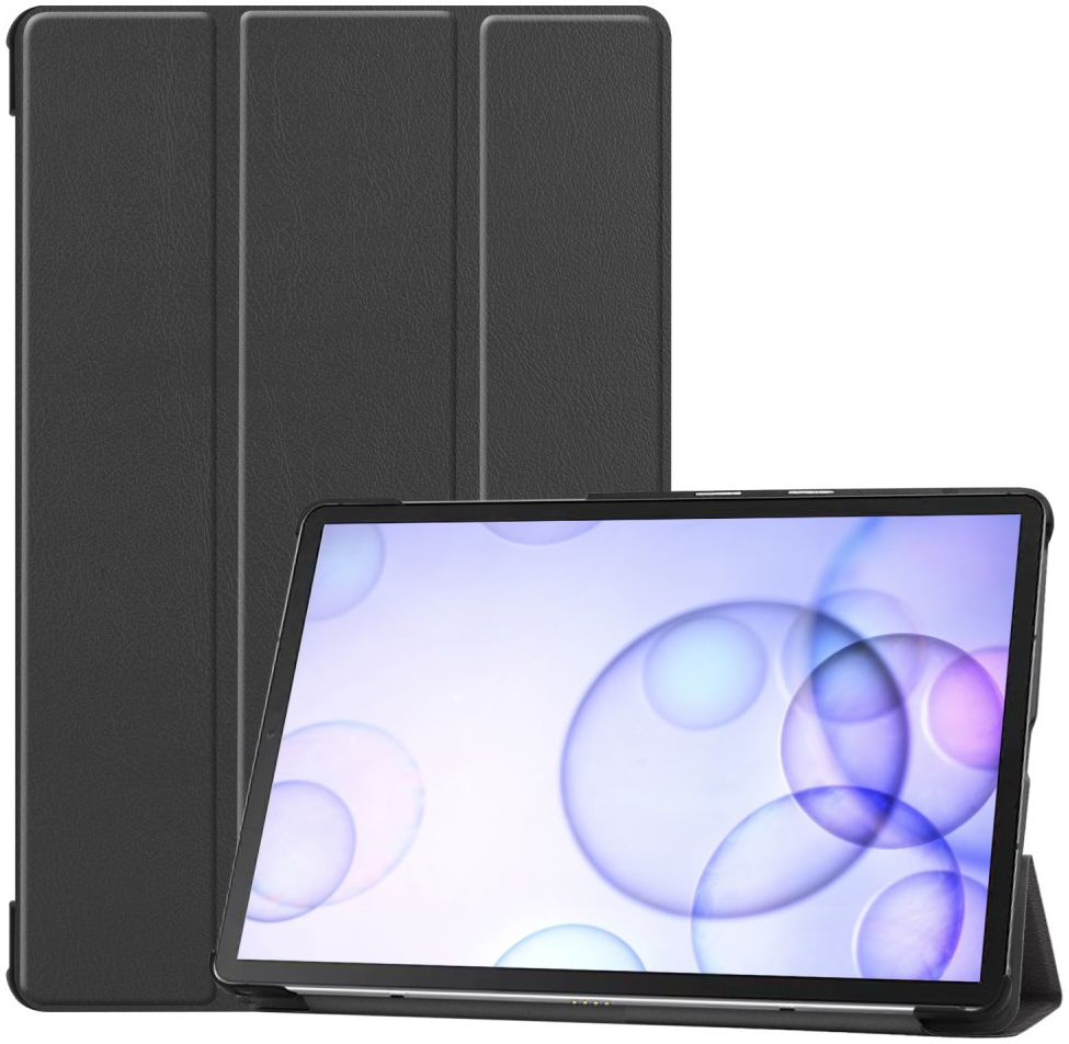 Samsung Galaxy Tab S6 Tri-Fold Hoes Zwart afbeelding 2
