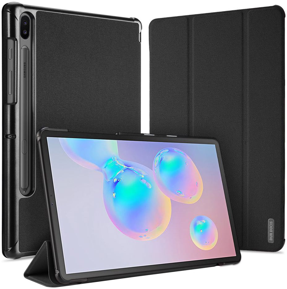 Dux Ducis Domo Series Samsung Galaxy Tab S6 Tri-fold Hoes Zwart afbeelding 1