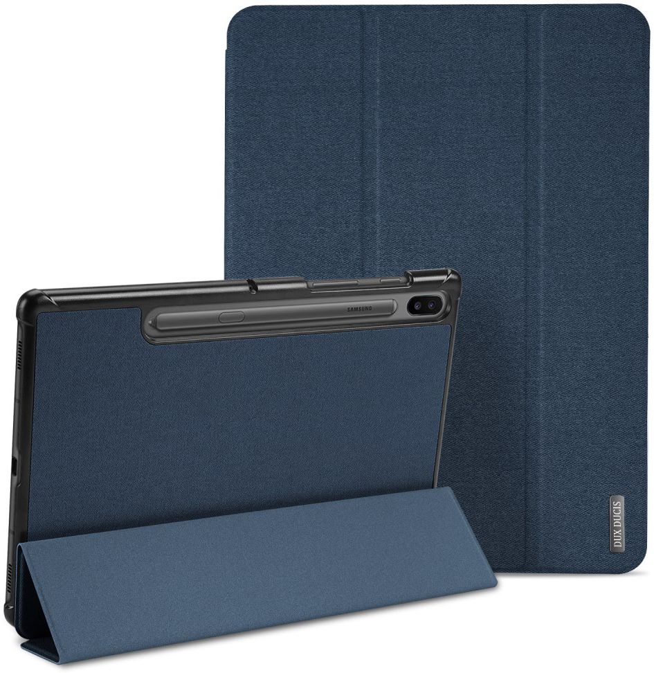 Dux Ducis Domo Series Samsung Galaxy Tab S6 Tri-fold Hoes Blauw afbeelding 2
