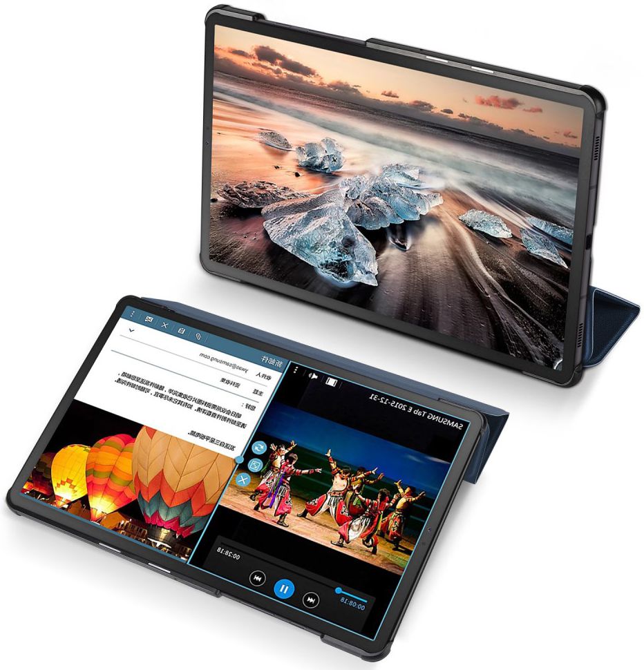 Dux Ducis Domo Series Samsung Galaxy Tab S6 Tri-fold Hoes Blauw afbeelding 4