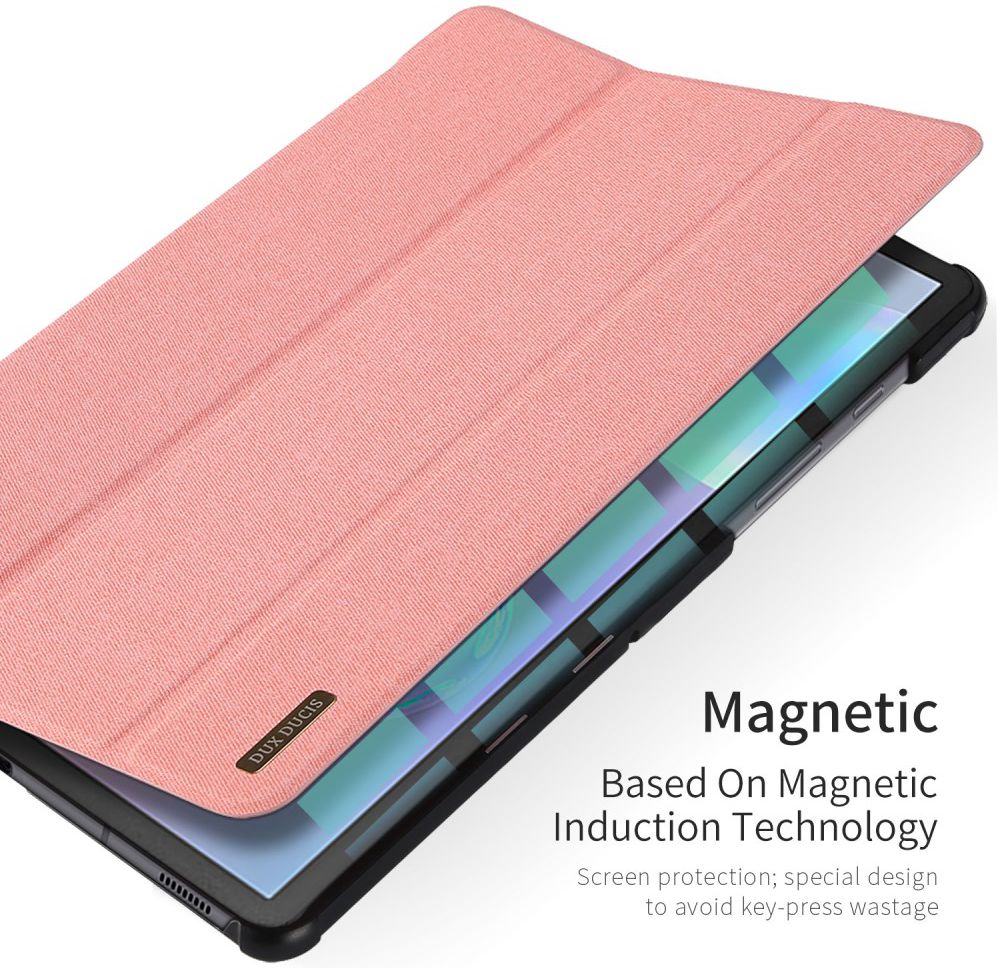 Dux Ducis Domo Series Samsung Galaxy Tab S6 Tri-fold Hoes Roze afbeelding 5