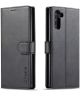 Samsung Galaxy Note 10 Leren Portemonnee Bookcase Hoesje Zwart
