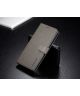 Samsung Galaxy Note 10 Leren Portemonnee Bookcase Hoesje Grijs