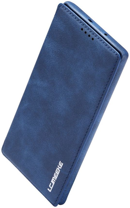 Samsung Galaxy Note 10 Retro Portemonnee Bookcase Hoesje Blauw afbeelding 5