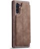 Samsung Galaxy Note 10 Retro Portemonnee Bookcase Hoesje Bruin