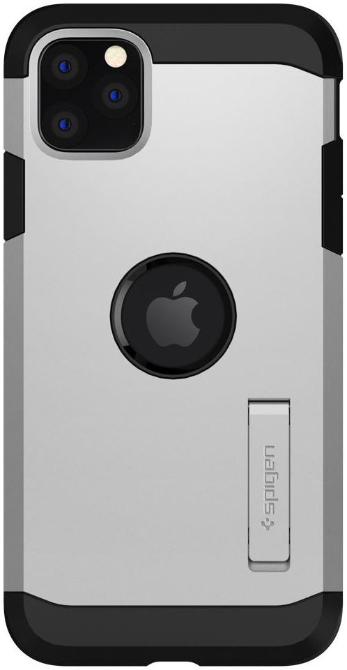 Spigen Tough Armor Case iPhone 11 Pro Max Satin Silver afbeelding 5