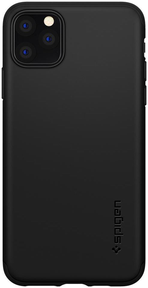 Spigen Thin Fit Classic Hoesje Apple iPhone 11 Pro Max Zwart afbeelding 2