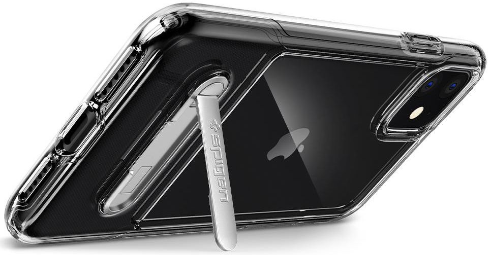 Spigen Slim Armor Essential S Apple iPhone 11 Hoesje Crystal Clear afbeelding 2
