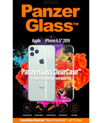 Panzerglass Apple iPhone 11 Pro Max ClearCase Transparant Hoesje Hoesjes
