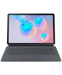 Originele Samsung Book Cover Galaxy Tab S6 Hoes met Toetsenbord Grijs