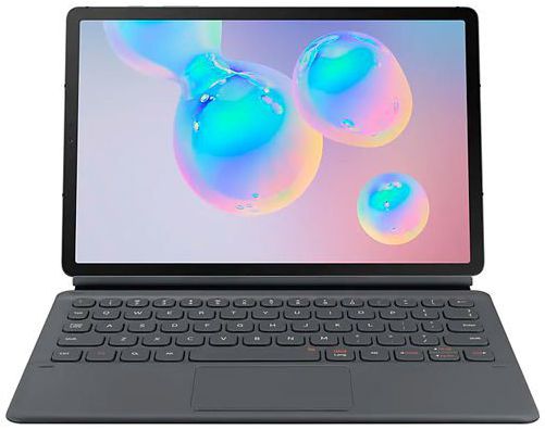 Originele Samsung Book Cover Galaxy Tab S6 Hoes met Toetsenbord Grijs afbeelding 1