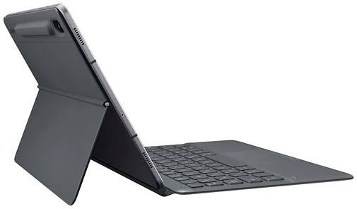Originele Samsung Book Cover Galaxy Tab S6 Hoes met Toetsenbord Grijs afbeelding 2