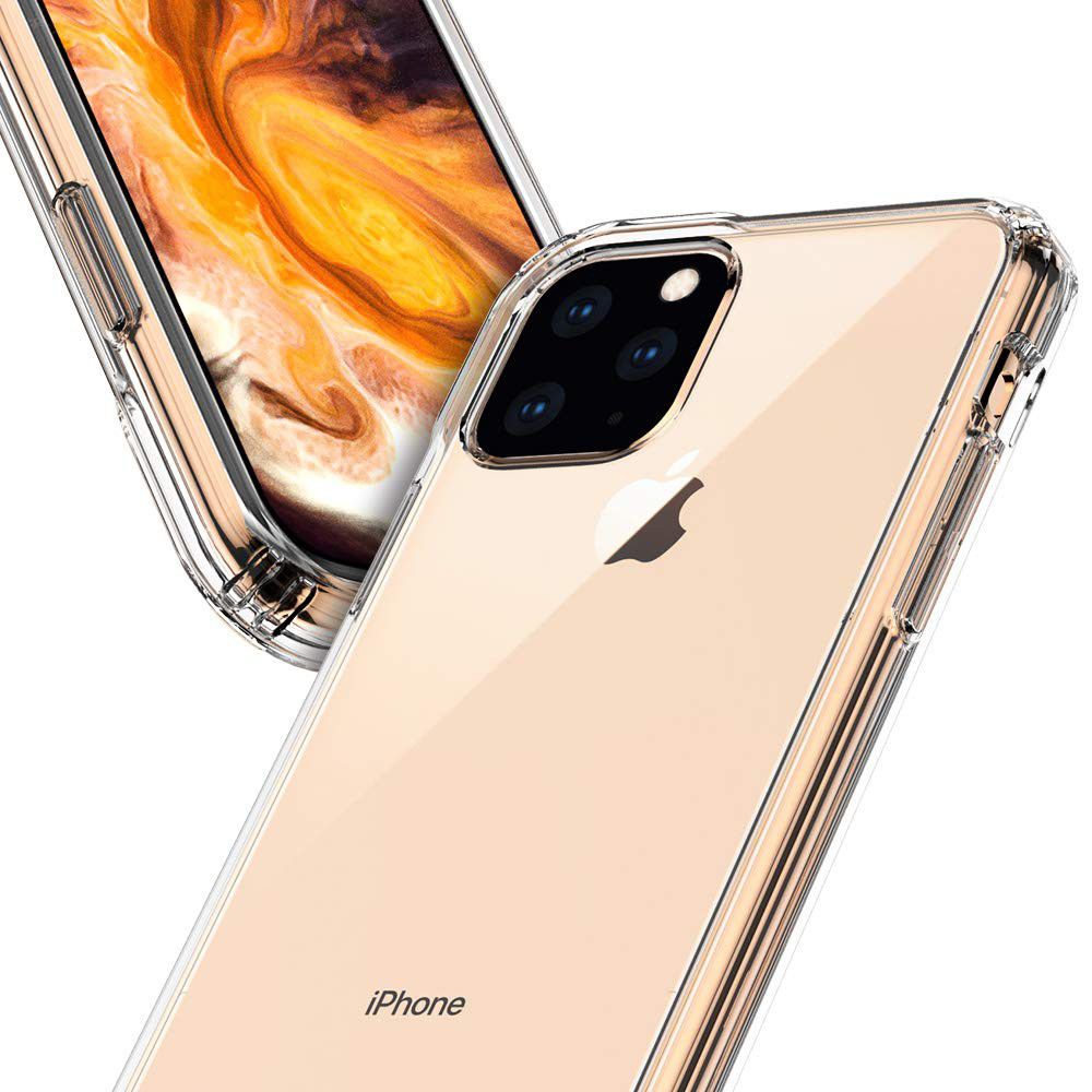 Apple iPhone 11 Pro Max Hoesje Armor Back Cover Transparant afbeelding 5