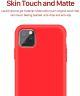 Apple iPhone 11 Pro Full Covered Siliconen Hoesje Rood