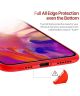 Apple iPhone 11 Pro Full Covered Siliconen Hoesje Rood