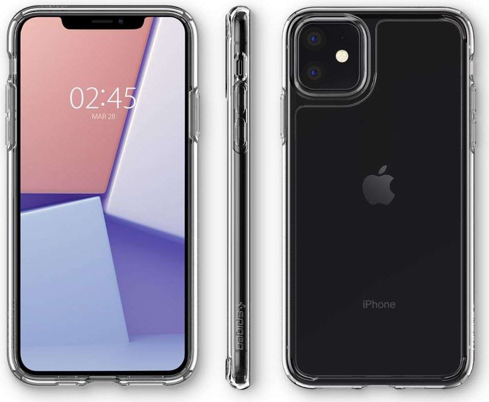 Spigen Quartz Hybrid Apple iPhone 11 Hoesje Transparant afbeelding 4
