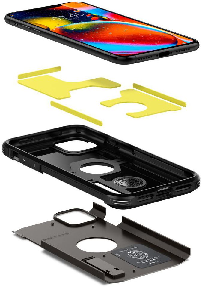 Spigen Tough Armor Apple iPhone 11 Hoesje Grijs afbeelding 2