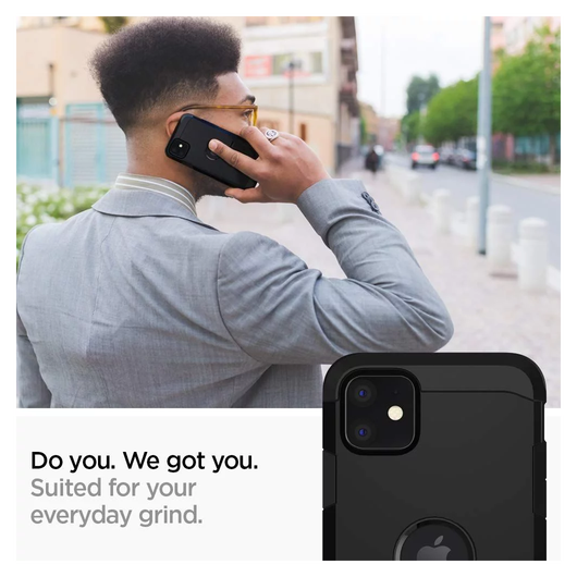 Spigen Tough Armor Apple iPhone 11 Hoesje Zwart afbeelding 5
