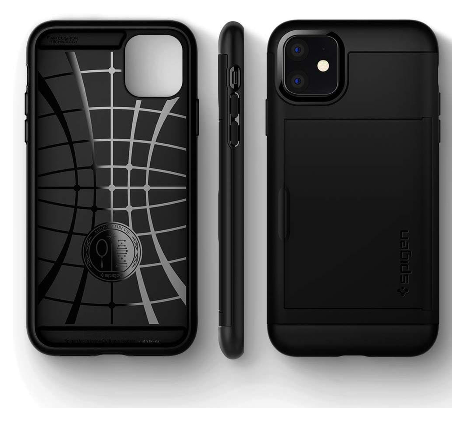 Spigen Slim Armor CS Apple iPhone 11 Hoesje Zwart afbeelding 3