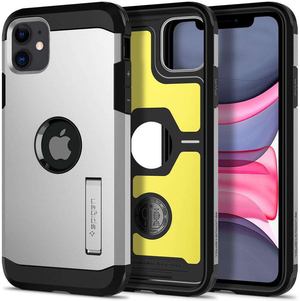Spigen Tough Armor XP Apple iPhone 11 Hoesje Zilver afbeelding 3