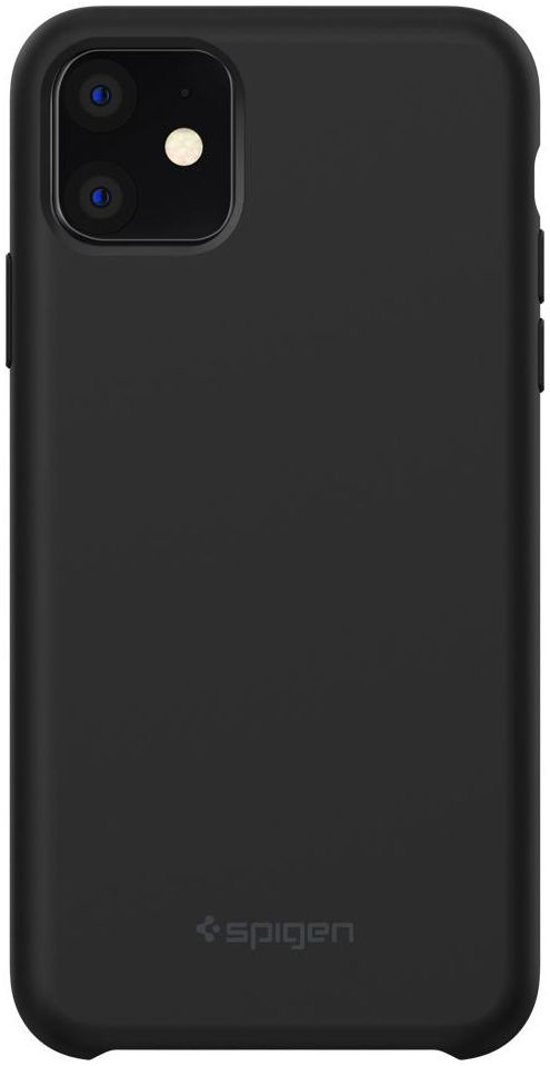 Spigen Silicone Fit Apple iPhone 11 Hoesje Zwart afbeelding 2