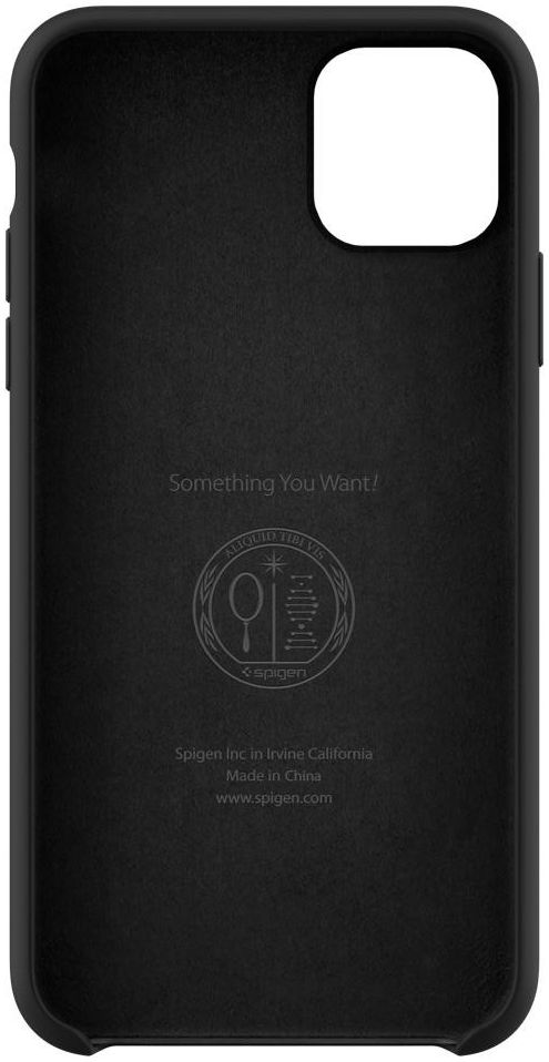 Spigen Silicone Fit Apple iPhone 11 Hoesje Zwart afbeelding 3