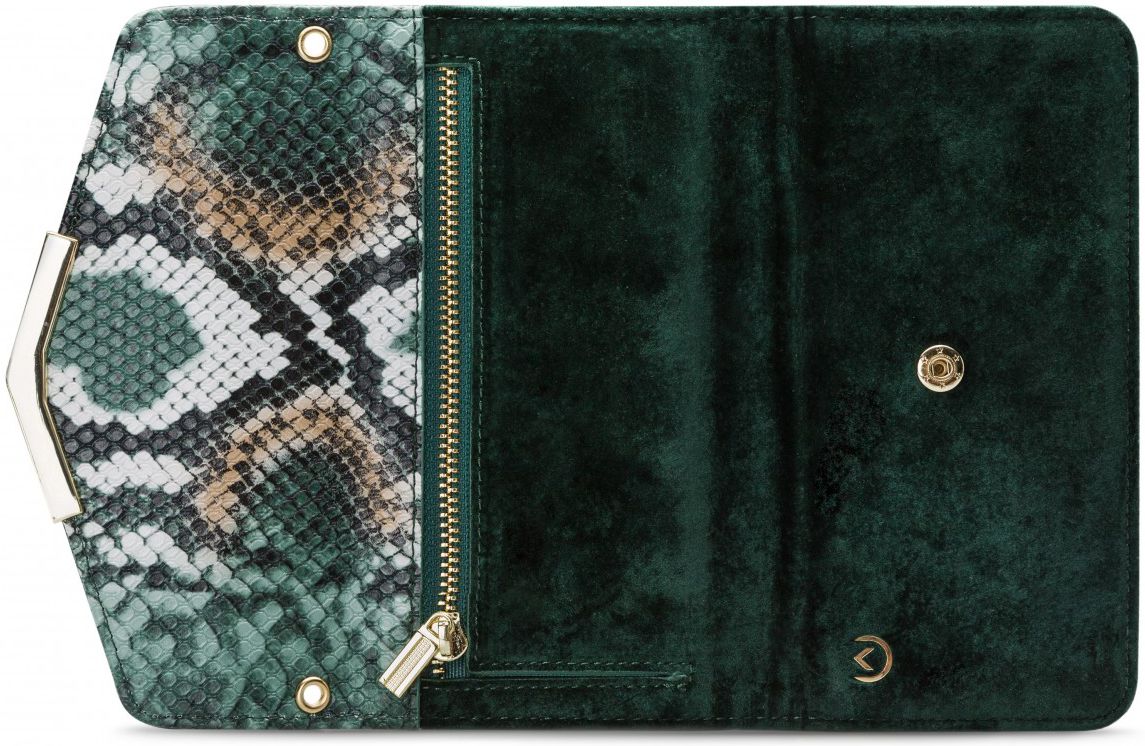 Mobilize Velvet Clutch Samsung Galaxy S8 Hoesje Green Snake afbeelding 5