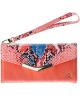Mobilize Velvet Clutch Apple iPhone XS / X Hoesje Coral Snake