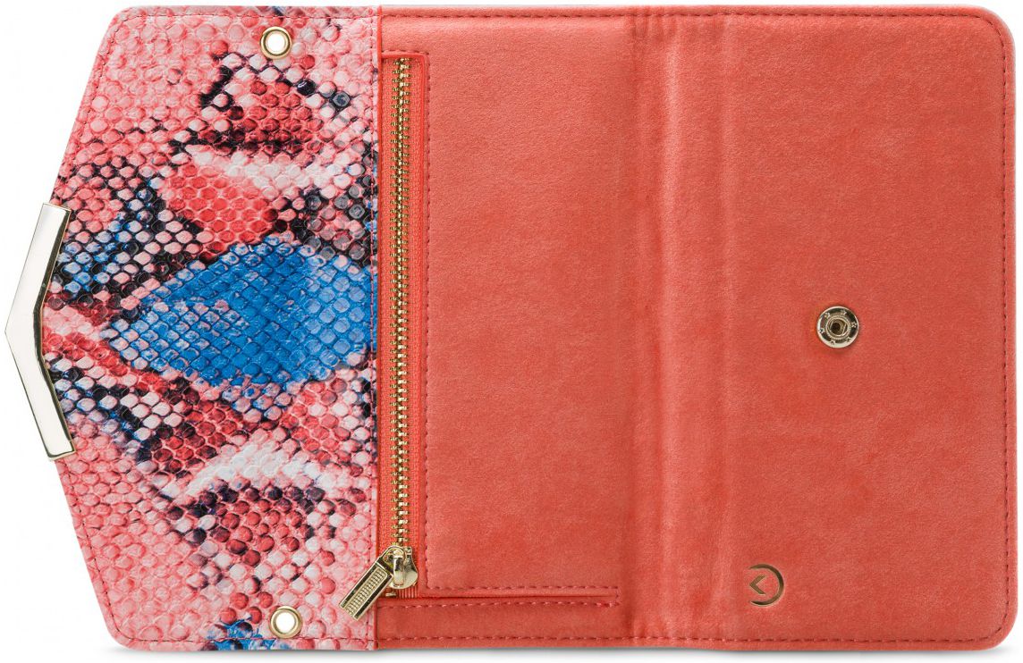 Mobilize Velvet Clutch Samsung Galaxy A40 Hoesje Coral Snake afbeelding 5