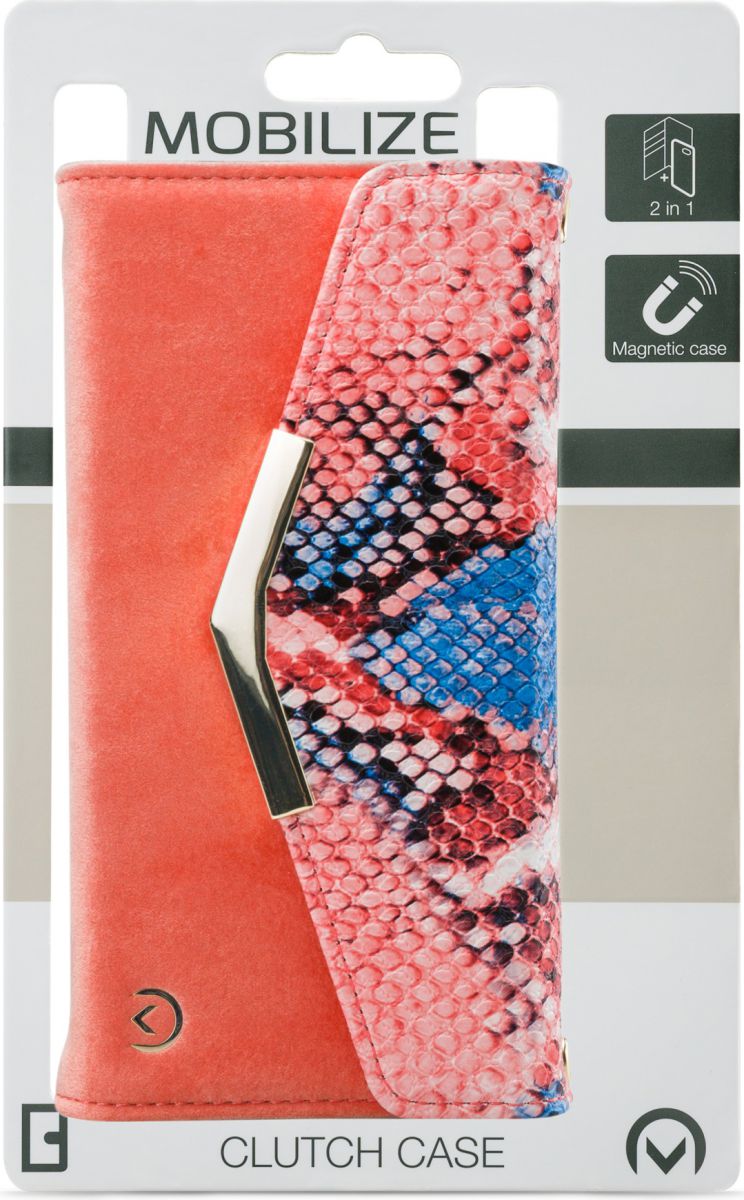 Mobilize Velvet Clutch Samsung Galaxy A40 Hoesje Coral Snake afbeelding 7
