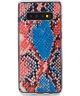 Mobilize Velvet Clutch Samsung Galaxy S10 Hoesje Coral Snake