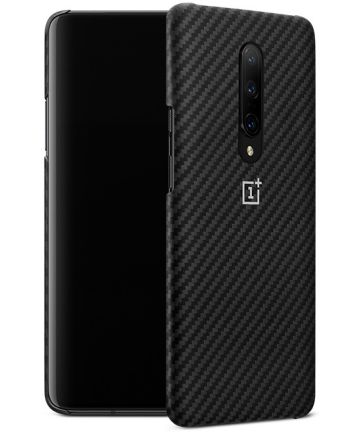 Originele OnePlus 7 Pro Protective Case Karbon Zwart Hoesjes