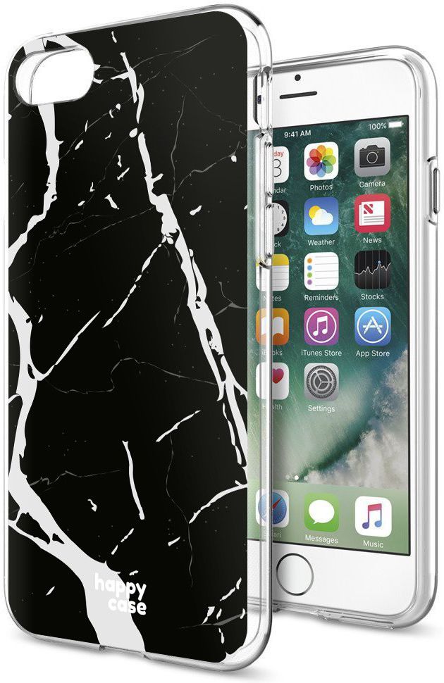 HappyCase Apple iPhone 8 Flexibel TPU Hoesje Marmer print afbeelding 2